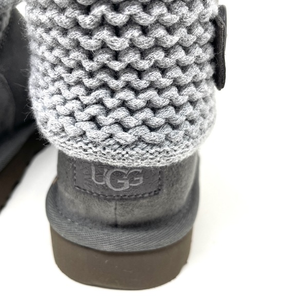 Ugg Shaina Knit Cuff Suede Body Boot Size 7 NWB - Picture 4 of 11
